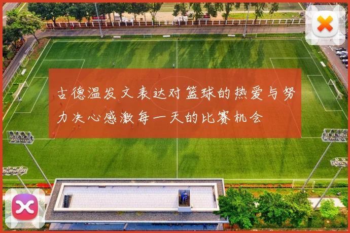 古德温发文表达对篮球的热爱与努力决心感激每一天的比赛机会